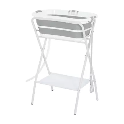 PawHut Pet Bathtub, Portable and Collapsible with Stand - Image 1