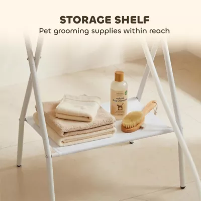 PawHut Pet Bathtub, Portable and Collapsible with Stand - Image 6