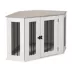 PawHut Corner Dog Crate Furniture with Cushion image thumbnail 1