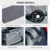 PawHut Folding Lightweight Pet Wagon with Universal Handle Rod, Pocket, Washable Cushion - XS image thumbnail 7