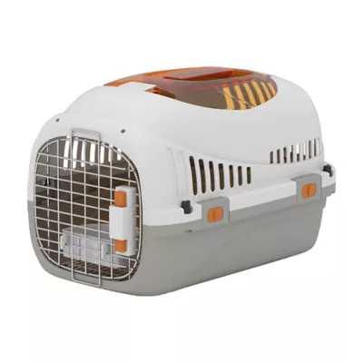 PawHut Hard-Sided Travel Pet Carrier, Plastic Dog and Cat Carrier for Small Dogs & Cats under 9lbs - Image 1
