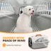 PawHut Airline Approved Pet Carrier for Mini Dogs and Cats with Steel Wire Door, Water Bowl image thumbnail 6