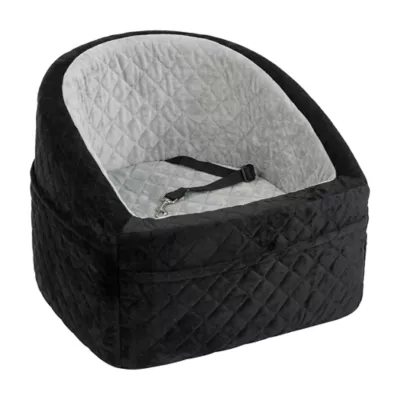 PawHut Dog Car Seat, Dog Booster Seat, Washable with Adjustable Safety Leash - Image 1