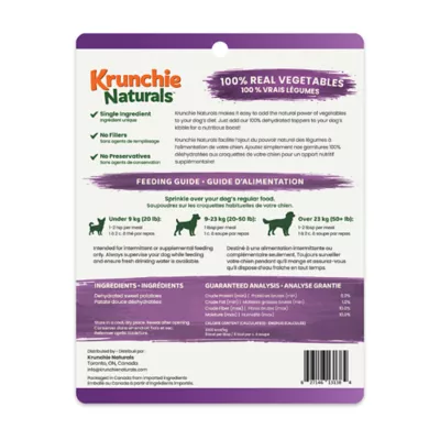 Krunchie Naturals Vegetable Dog Food Topper 3pk - Image 2