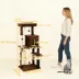 PawHut Cat Tree with Scratching Posts, Cat Bed, Condo, Jumping Platforms, Anti-tip Kit 52"H image thumbnail 3