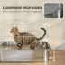 PawHut XXL Stainless Steel Cat Litter Box, Enclosed with High Sides, Scoop, Easy Clean, for Big Cats image thumbnail 5