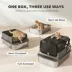 PawHut XXL Stainless Steel Cat Litter Box, Enclosed with High Sides, Scoop, Easy Clean, for Big Cats image thumbnail 6