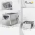 PawHut Fully Stainless Steel Cat Litter Box with Lid and Scoop image thumbnail 3