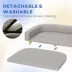 PawHut Dog Sofa for Large Dogs with Washable Cover 38.6"Lx26.4"W image thumbnail 5