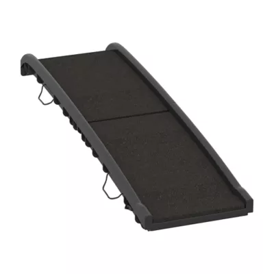 PawHut Folding Pet Ramp with Grass Surface, Raised Side Rails, for Cars, SUVs 61"Lx15.2"W - Image 1