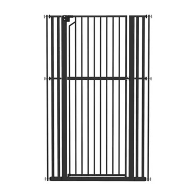 PawHut Adjustable Pet Gate, Pressure Mounted 63"H, 30"-41"W - Image 1