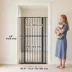 PawHut Adjustable Pet Gate, Pressure Mounted 63"H, 30"-41"W image thumbnail 3