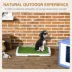 PawHut Puppy Training Pad with Artificial Grass, 24.8"Wx19.1"L image thumbnail 4