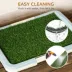 PawHut Puppy Training Pad with Artificial Grass, 24.8"Wx19.1"L image thumbnail 6