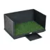 PawHut Dog Potty with Grass Pad, High Walls and Tray 29.5"Lx20.1"W image thumbnail 1