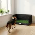PawHut Dog Potty with Grass Pad, High Walls and Tray 29.5"Lx20.1"W image thumbnail 2