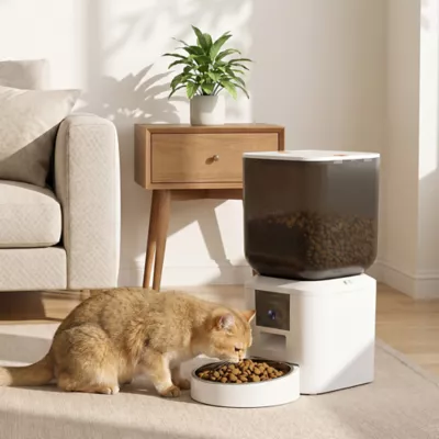PawHut Automatic Cat Feeder with Camera, 2.4G WiFi, 2-Way Audio, 8L - Image 2