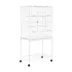 PawHut Large Rolling Bird Cage with Detachable Rolling Stand, Storage Shelf, Wood Perch, 64"H image thumbnail 1