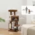 PawHut Cat Tree with Scratching Posts, Cat Bed, Condo, Jumping Platforms 41"H image thumbnail 3
