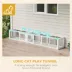 PawHut 98" Cat Tunnel, Outdoor Cat Enclosure with Combinable Design, 8 Doors image thumbnail 7