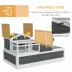 PawHut 2-Tier Wooden Tortoise House image thumbnail 5