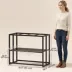 PawHut 40 Gallon Fish Tank Stand with Storage Shelf and Adjustable Feet 36.6"L x 18.5"W x 29.9"H image thumbnail 3