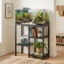 PawHut 25 Gallon Fish Tank Stand with 3 Tier Storage Shelf and Adjustable Feet image thumbnail 2