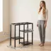 PawHut 25 Gallon Fish Tank Stand with 3 Tier Storage Shelf and Adjustable Feet image thumbnail 3