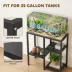 PawHut 25 Gallon Fish Tank Stand with 3 Tier Storage Shelf and Adjustable Feet image thumbnail 4