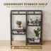 PawHut 25 Gallon Fish Tank Stand with 3 Tier Storage Shelf and Adjustable Feet image thumbnail 5