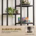 PawHut 25 Gallon Fish Tank Stand with 3 Tier Storage Shelf and Adjustable Feet image thumbnail 6