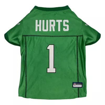 Pets First Jalen Hurts Philadelphia Eagles Kelly Green Dog Jersey - Image 1