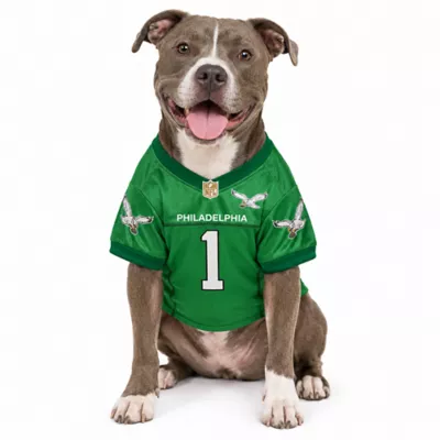 Pets First Jalen Hurts Philadelphia Eagles Kelly Green Dog Jersey - Image 5