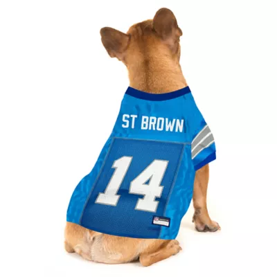 Pets First Amon-Ra St. Brown Detroit Lions Dog Jersey - Image 3
