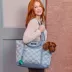 Cleverpup Lightweight Transit Tote Dog Carrier W/ Food-Safe Pouch & Poop Bag Dispenser, 4 Pc Set image thumbnail 2