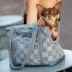Cleverpup Lightweight Transit Tote Dog Carrier W/ Food-Safe Pouch & Poop Bag Dispenser, 4 Pc Set image thumbnail 3