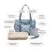 Cleverpup Lightweight Transit Tote Dog Carrier W/ Food-Safe Pouch & Poop Bag Dispenser, 4 Pc Set image thumbnail 6