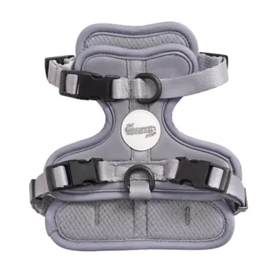 THE LICKER STORE Arlo Gray Adjustable Soft Padded No Pull Harness - Image 1