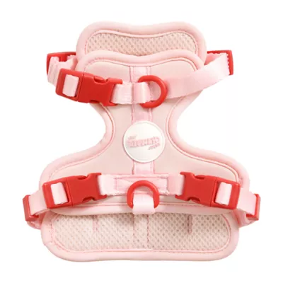 THE LICKER STORE Arlo Pink Adjustable Soft Padded No Pull Harness - Image 1