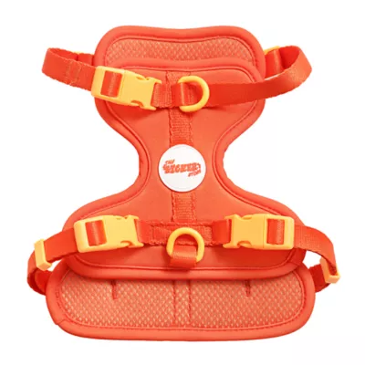 THE LICKER STORE Arlo Dark Orange Adjustable Soft Padded No Pull Harness - Image 1