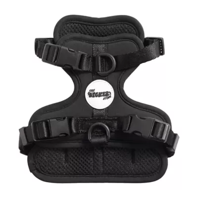 THE LICKER STORE Arlo Black Adjustable Soft Padded No Pull Harness - Image 1