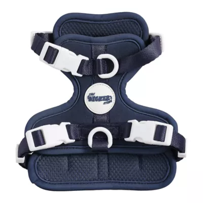 THE LICKER STORE Arlo Navy Adjustable Soft Padded No Pull Harness - Image 1