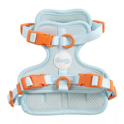 THE LICKER STORE Arlo Light Blue Adjustable Soft Padded No Pull Harness - Image 1