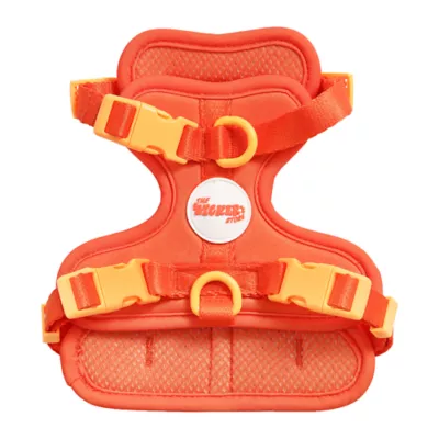 THE LICKER STORE Arlo Dark Orange Adjustable Soft Padded No Pull Harness - Image 1