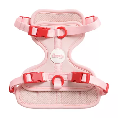 THE LICKER STORE Arlo Pink Adjustable Soft Padded No Pull Harness - Image 1