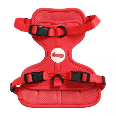 THE LICKER STORE Arlo Red Adjustable Soft Padded No Pull Harness - Image 1