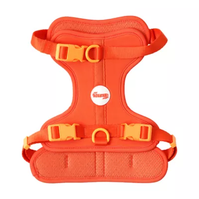 THE LICKER STORE Arlo Dark Orange Adjustable Soft Padded No Pull Harness - Image 1
