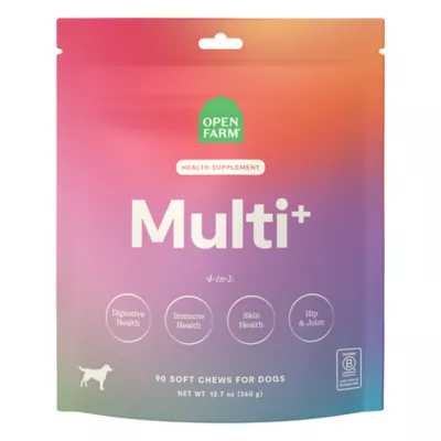 Open Farm Multi+ Supplement Chews for Dog, 4-in-1 Multivitamin, 90 Count - Image 1