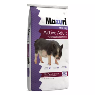 Mazuri Mini Pig Active Adult Food - 25lbs - Image 1