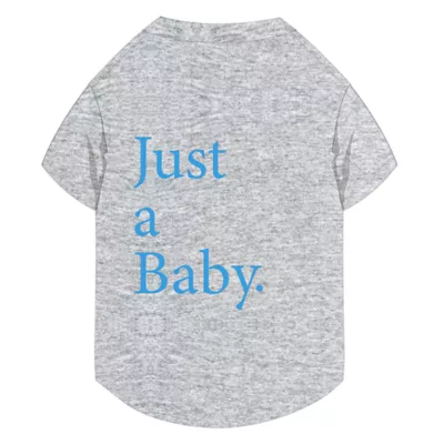 Just a Baby Pet Grey T-Shirt, Multiple Sizes, X-XL - Image 1